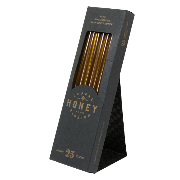 Get bespoke Honey straw packaging boxes at affordable rates Emenac
