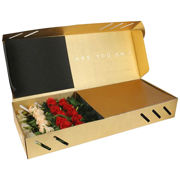 Gold-foil-Flower-Shipping-boxes