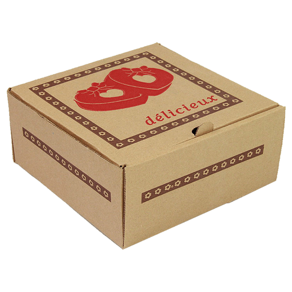 Kraft-Four-Corner-Cake-boxes