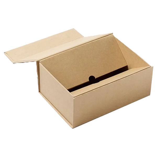 Custom Natural Kraft Covered Rigid Mailing Box Packaging & Brand ...