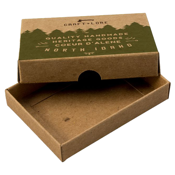 Die Cut Kraft Two Piece Boxes image