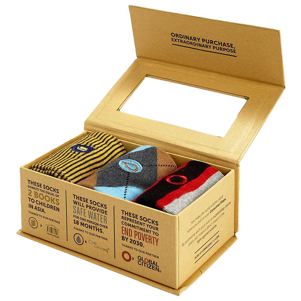 Custom Socks Packaging Box & Brand Promoting Mailers At Wholesale Price